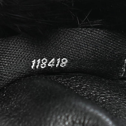 Alexander Wang Fur Micro Mini CEO Bag Black 8 of 8