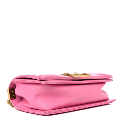 Chanel Calfskin Quilted Small Boy Flap Pink 3 of 13
