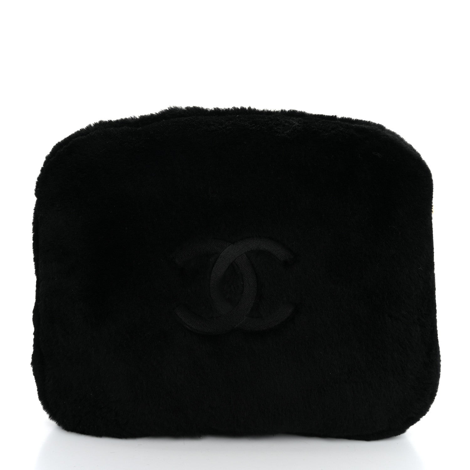 Chanel Shearling CC Flat Mules 39 Black 11 of 17