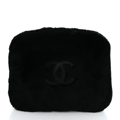 Chanel Shearling CC Flat Mules 39 Black 11 of 17