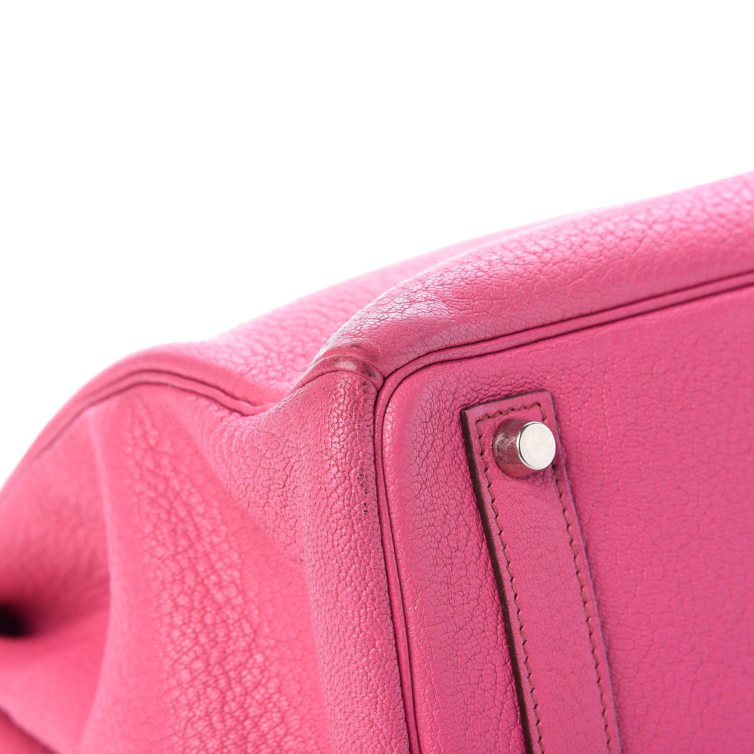 Hermes Chevre de Coromandel HAC Birkin 32 Fuchsia 14 of 19