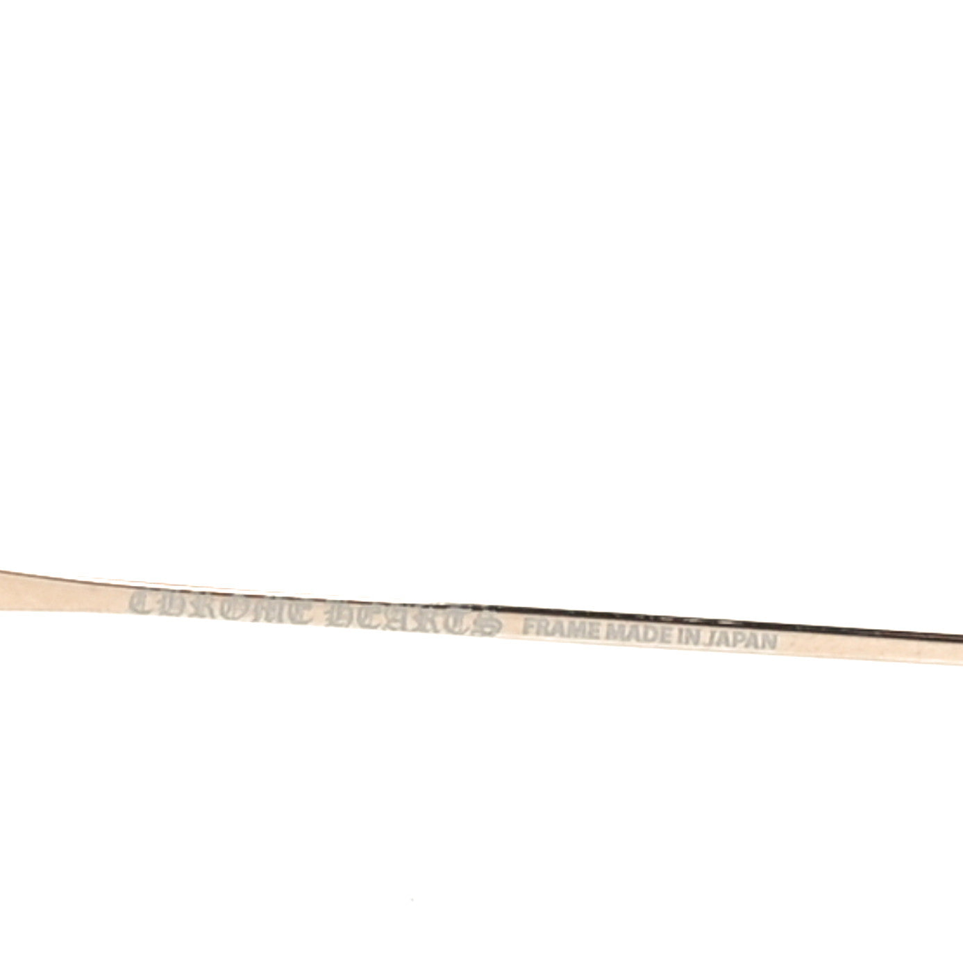 Chrome Hearts Metal Transparent Acetate Betty Lou II Sunglasses Clear Gold 5 of 7