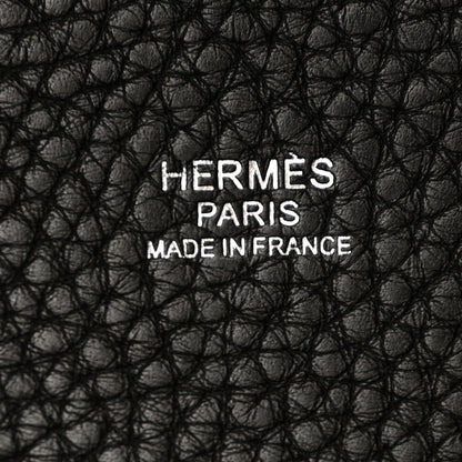 Hermes Taurillon Clemence Picotin Lock 22 MM Black 6 of 13