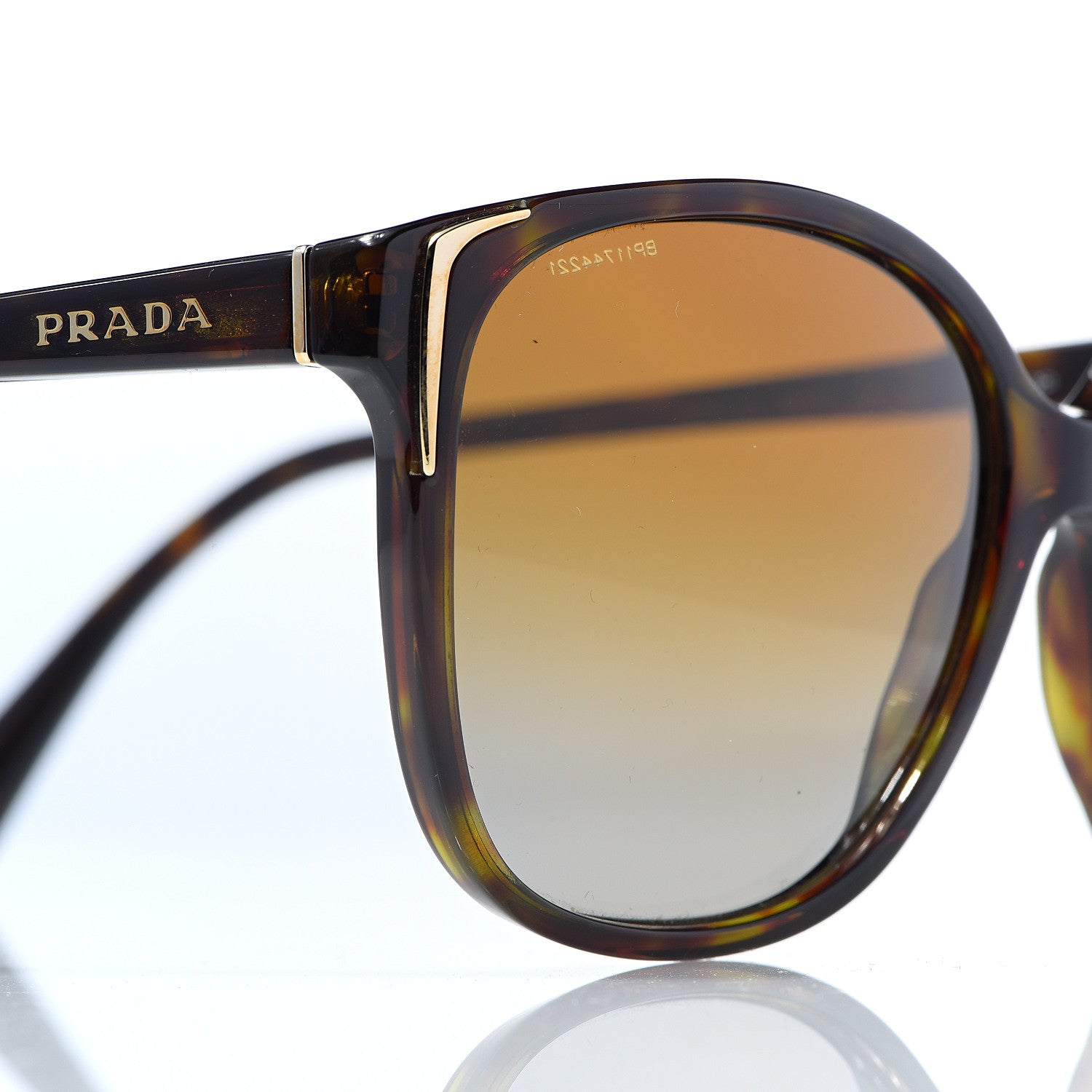 Prada Acetate Sunglasses SPR 01O Tortoise 7 of 8