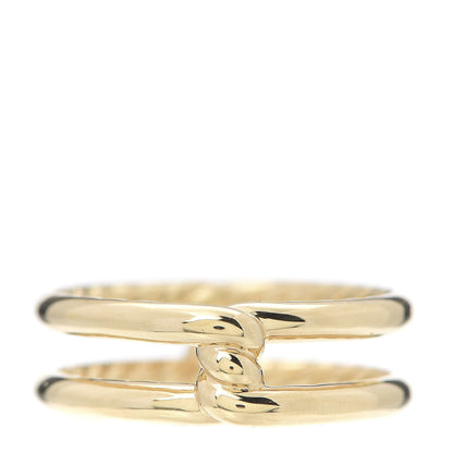 David Yurman 18K Yellow Gold Diamond 6.5mm Continuance Band Ring 54 6.75 3 of 4