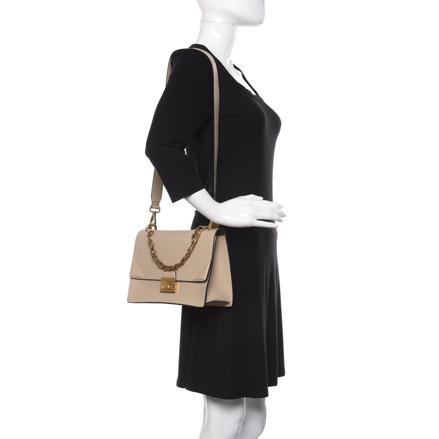 Fendi Vitello Grace Matte F is Fendi Kan U Shoulder Bag Nuvola 2 of 10