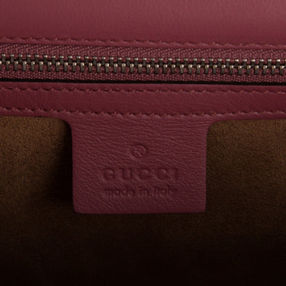 Gucci GG Supreme Monogram Blooms Medium Padlock Shoulder Bag Beige Multicolor Dry Rose 6 of 7