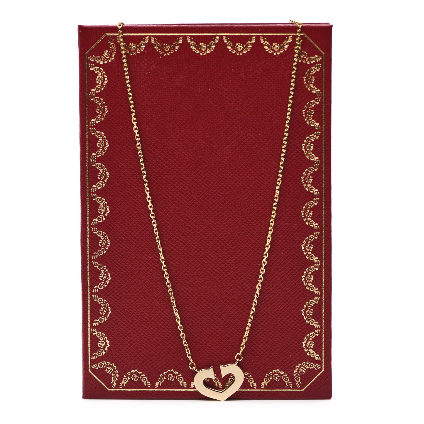 18K Yellow Gold Medium Hearts and Symbols Necklace