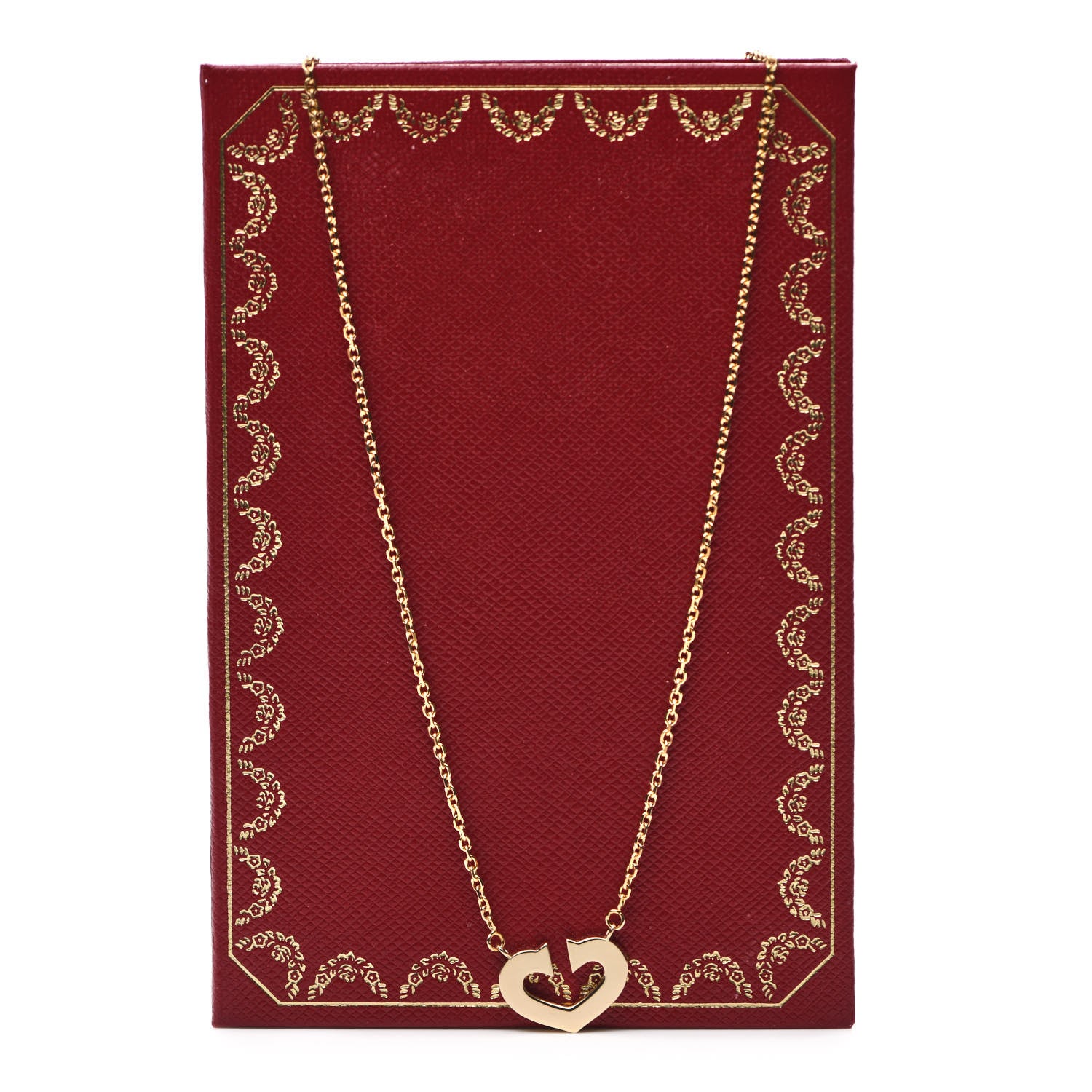 Cartier 18K Yellow Gold Medium Hearts and Symbols Necklace 11 of 11