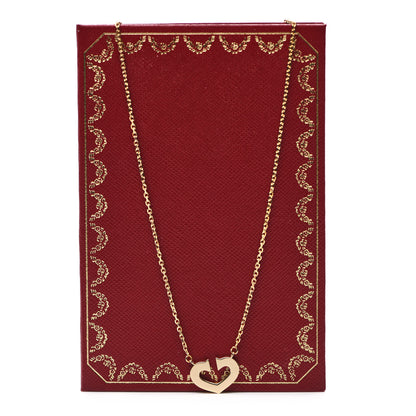 Cartier 18K Yellow Gold Medium Hearts and Symbols Necklace 11 of 11