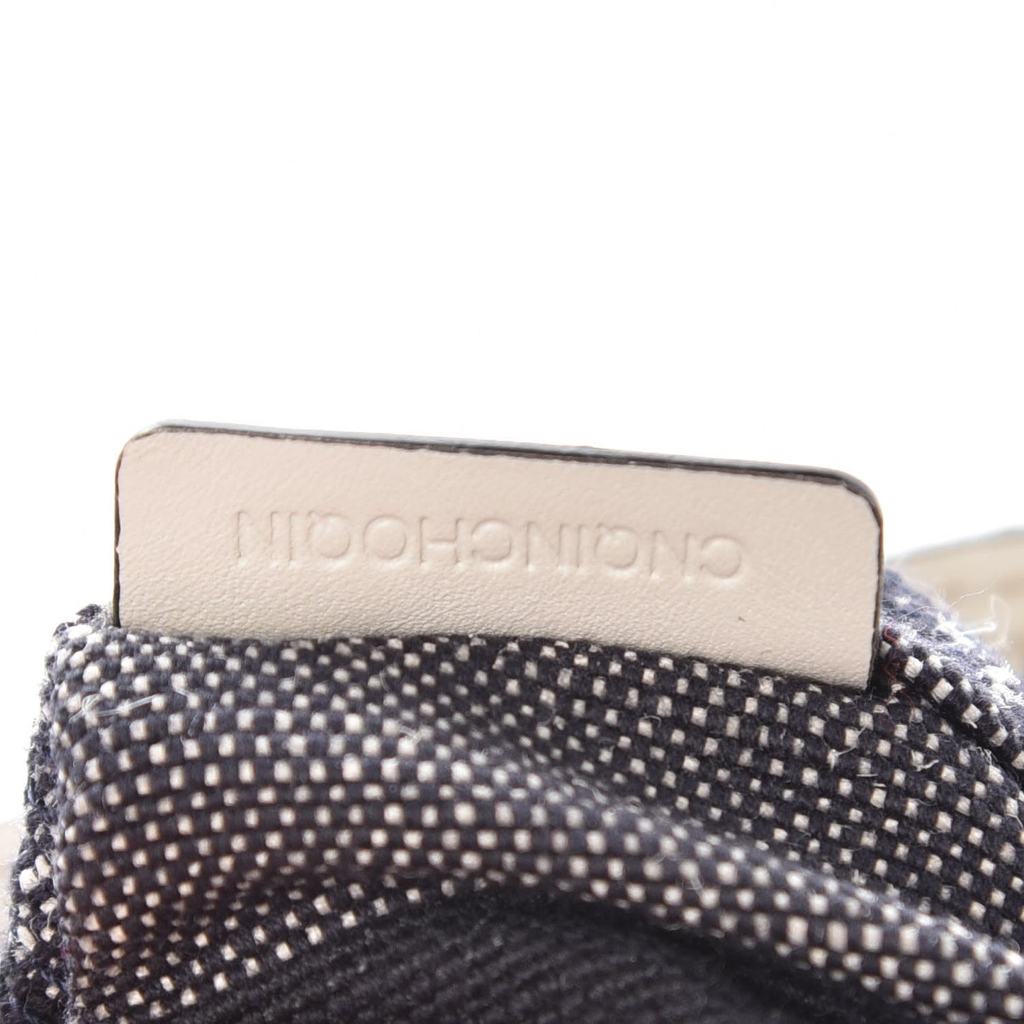 Canvas Mega Check Medium Ashby Hobo White