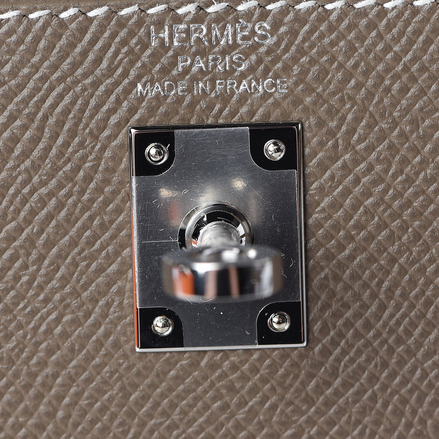 Hermes Epsom Kelly Sellier 25 Etoupe 25 of 38