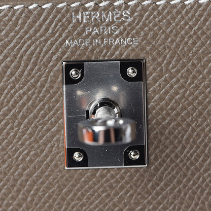 Hermes Epsom Kelly Sellier 25 Etoupe 25 of 38