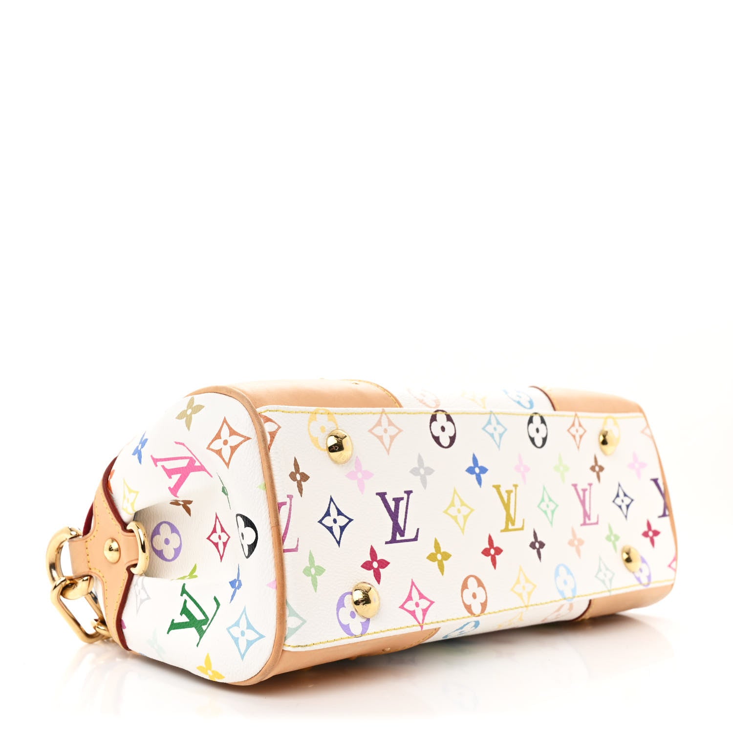 Louis Vuitton Monogram Multicolor Beverly MM White 4 of 11