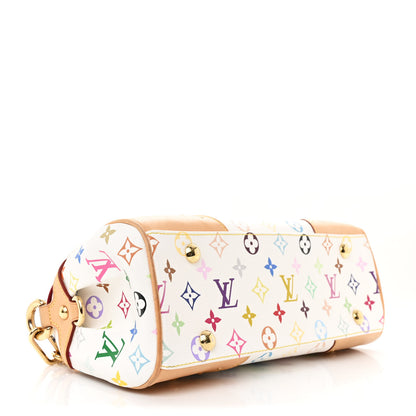 Louis Vuitton Monogram Multicolor Beverly MM White 4 of 11
