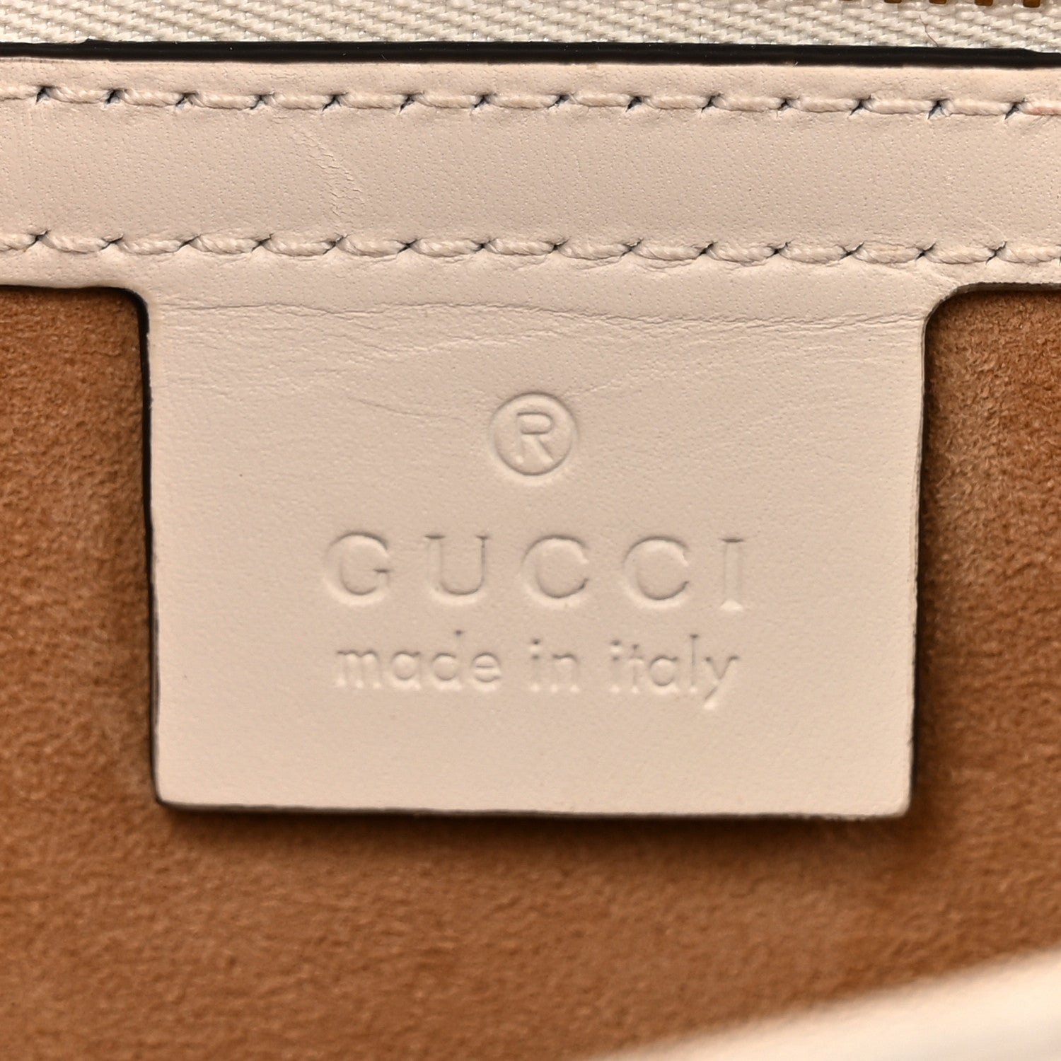 Gucci Calfskin Small Sylvie Shoulder Bag Off White 6 of 11