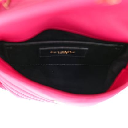 Saint Laurent Lambskin Quilted Double Flap Bag Pink 5 of 12