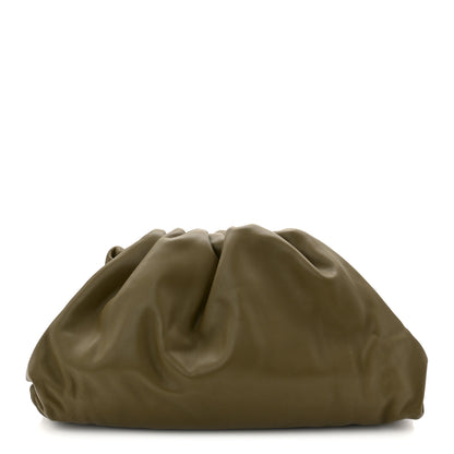 Bottega Veneta Smooth Butter Calf The Pouch Oversized Clutch Mud 1 of 10