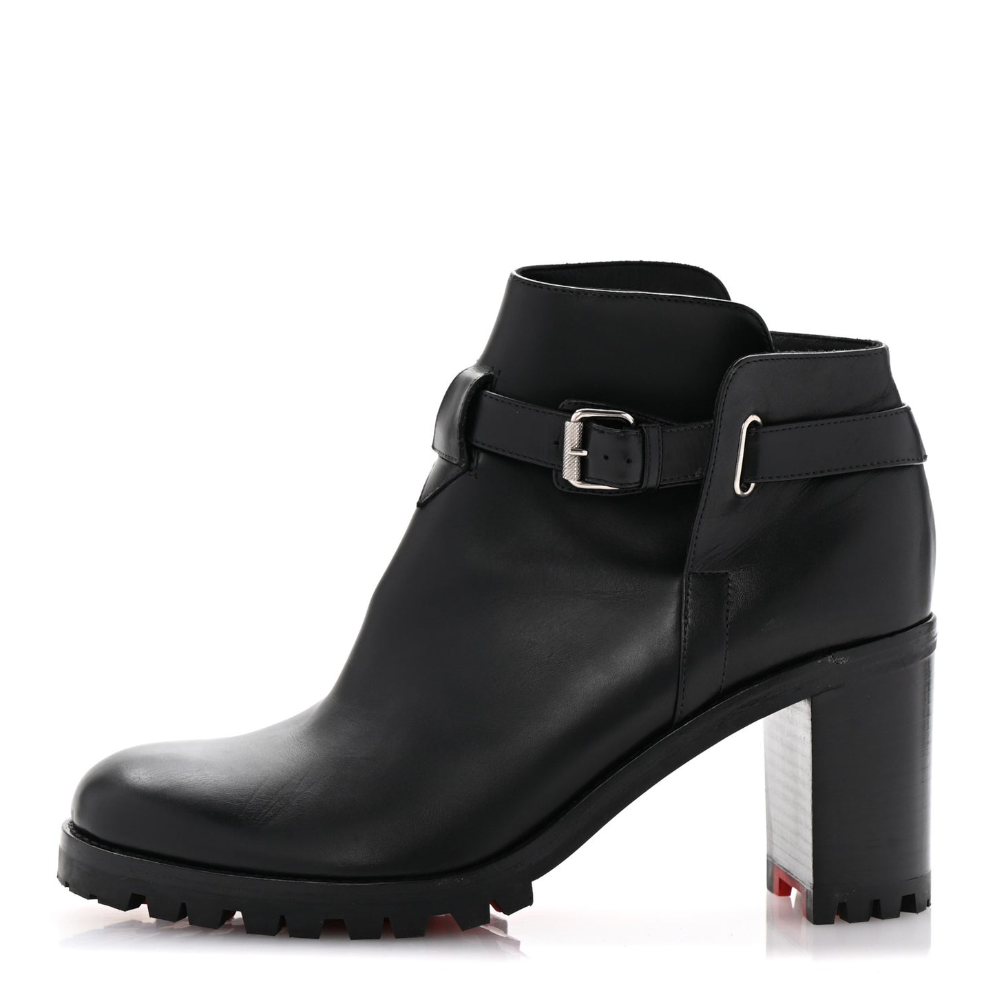 Calfskin Communa 70 Ankle Boots 38 Black