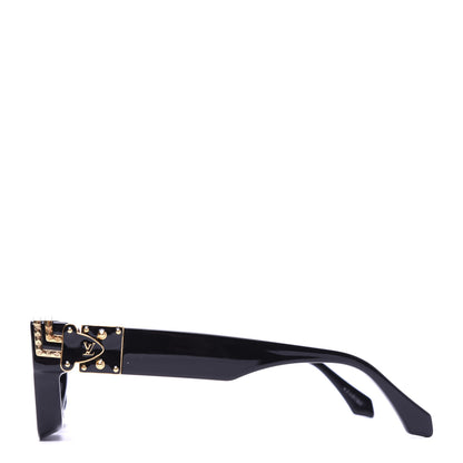Louis Vuitton Acetate 1.1 Millionaires Sunglasses Z1165E Black 3 of 7