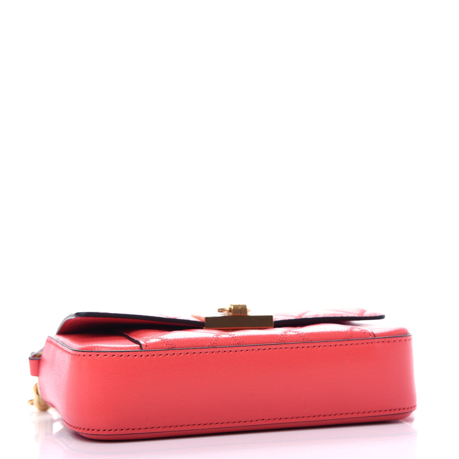 Givenchy Goatskin Quilted GV3 Mini Pocket Convertible Bag Vermillon 4 of 10