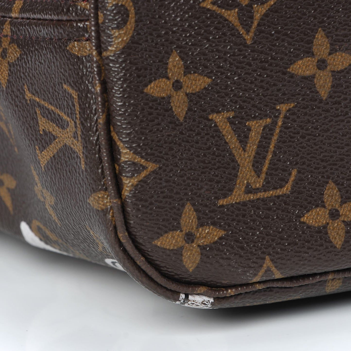 Monogram Bay Neverfull MM Rose Ballerine Poppy