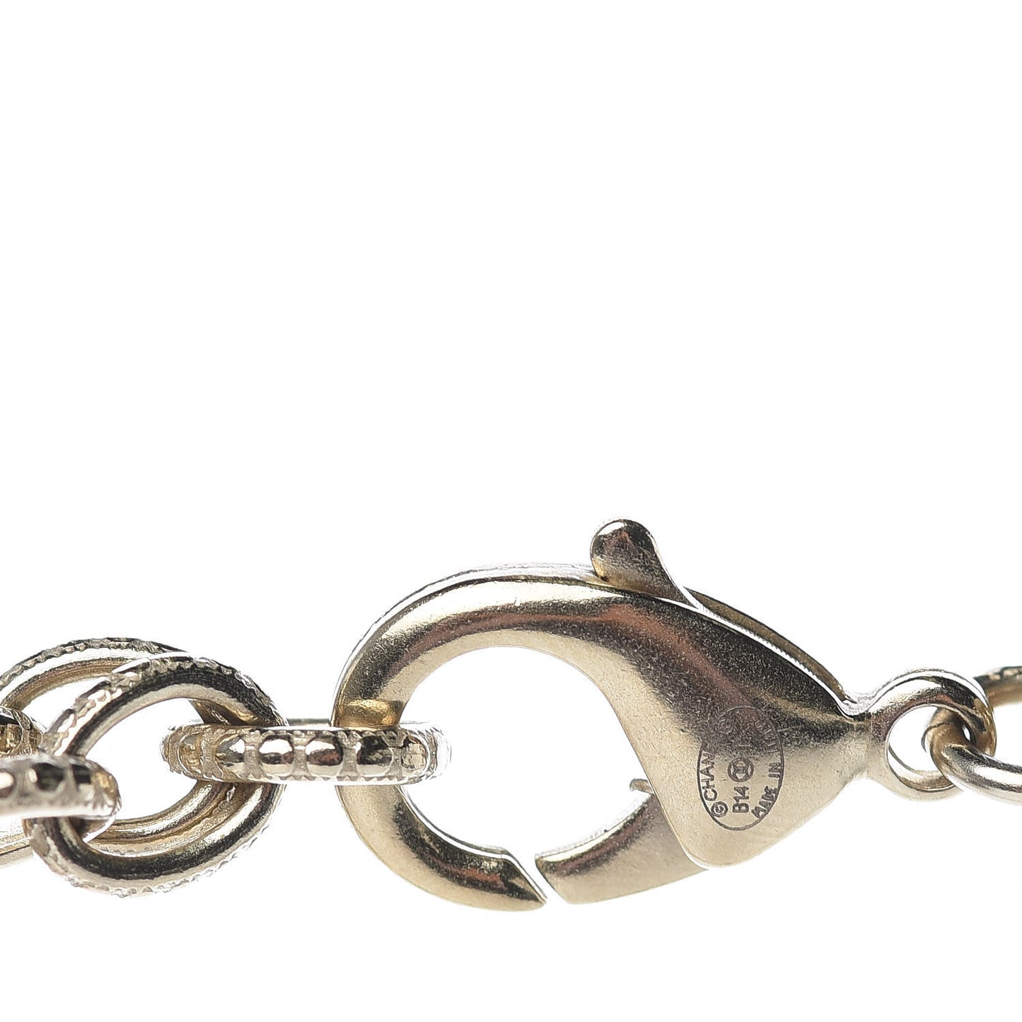CC Medallion 100 Anniversary Chain Necklace Gold