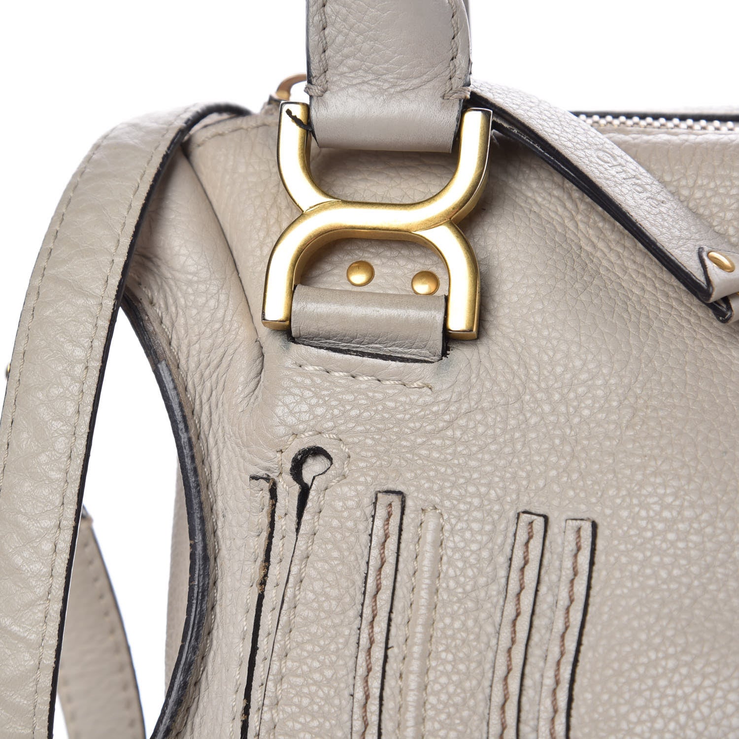 Chloe Calfskin Medium Marcie Satchel Dove 12 of 21