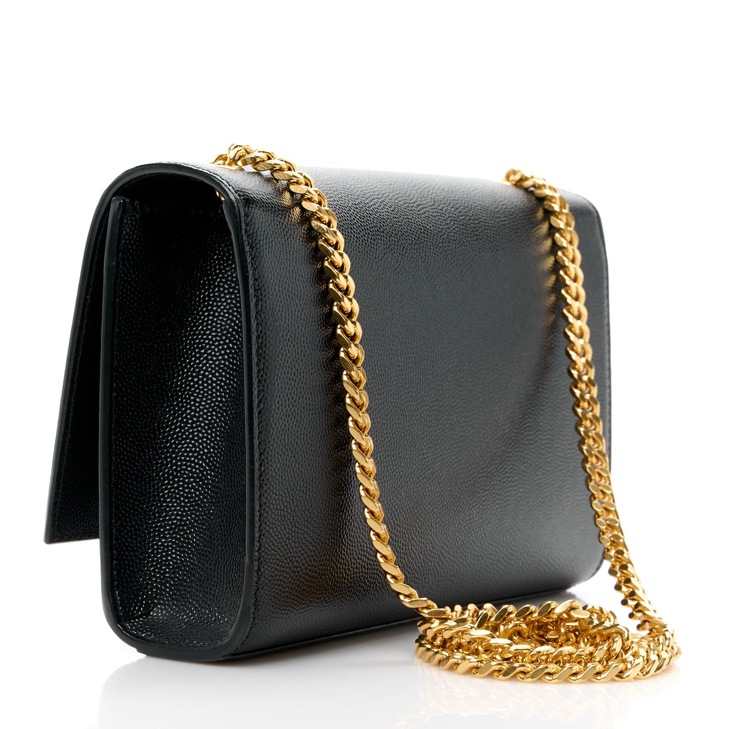 Grain De Poudre Small Monogram Kate Satchel Black