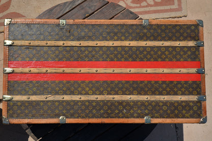 Louis Vuitton Antique Steamer Trunk 6 of 13