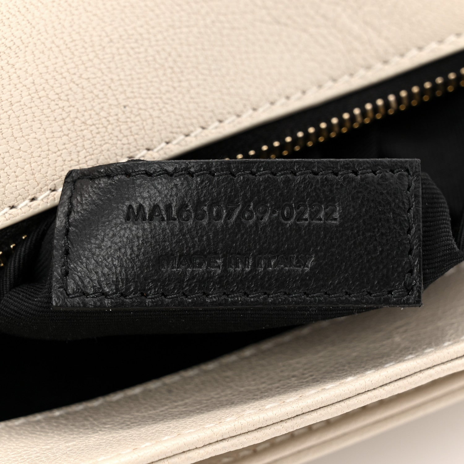Saint Laurent Lambskin Quilted Mini Becky Chain Bag Crema Soft 7 of 11