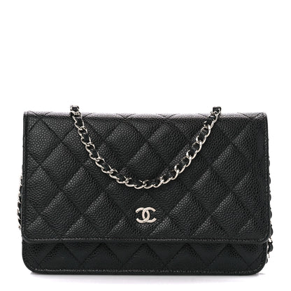 Chanel Caviar Quilted Wallet on Chain WOC Black 1 of 11
