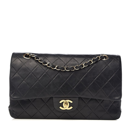 Chanel Lambskin Quilted Medium Double Flap Black 1 of 26