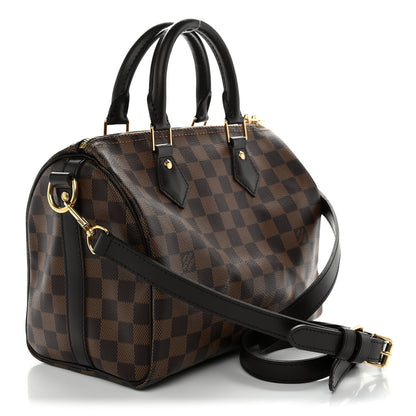 Louis Vuitton Damier Ebene Speedy Bandouliere 25 3 of 9