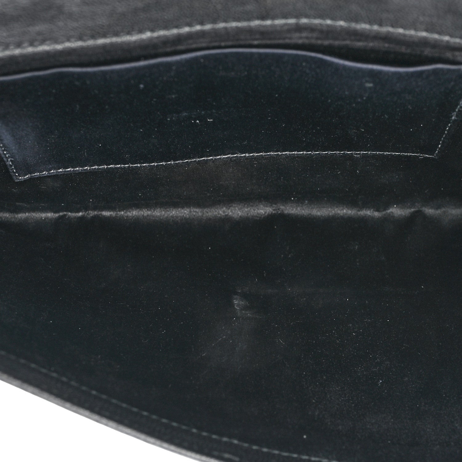 Saint Laurent Calfskin Monogram Large Belle De Jour Clutch Black 5 of 14