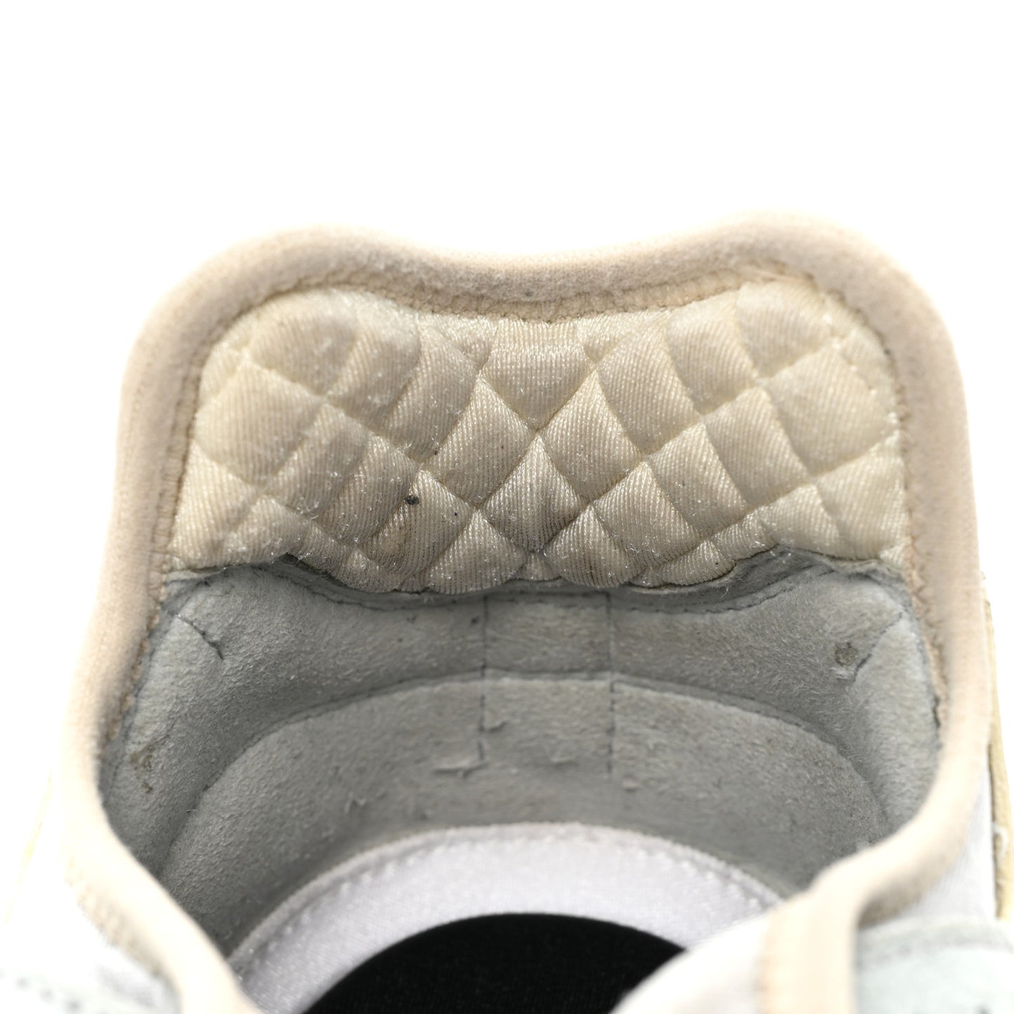 Fabric Suede Calfskin Mesh Womens CC Sneakers 40 Black Blue Ivory