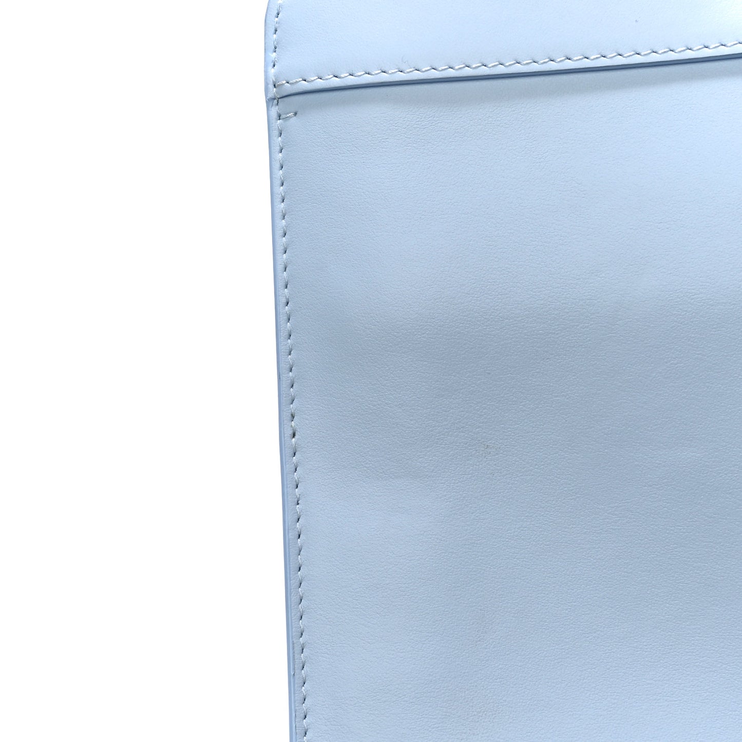 Smooth Calfskin Mini Pocket Bag Pale Blue