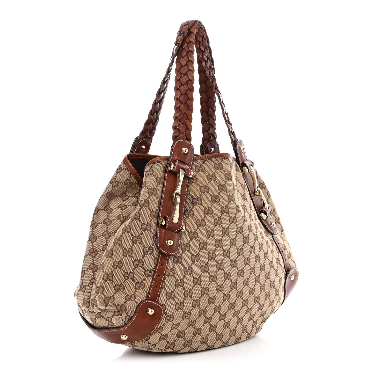Monogram Medium Pelham Shoulder Bag Brown