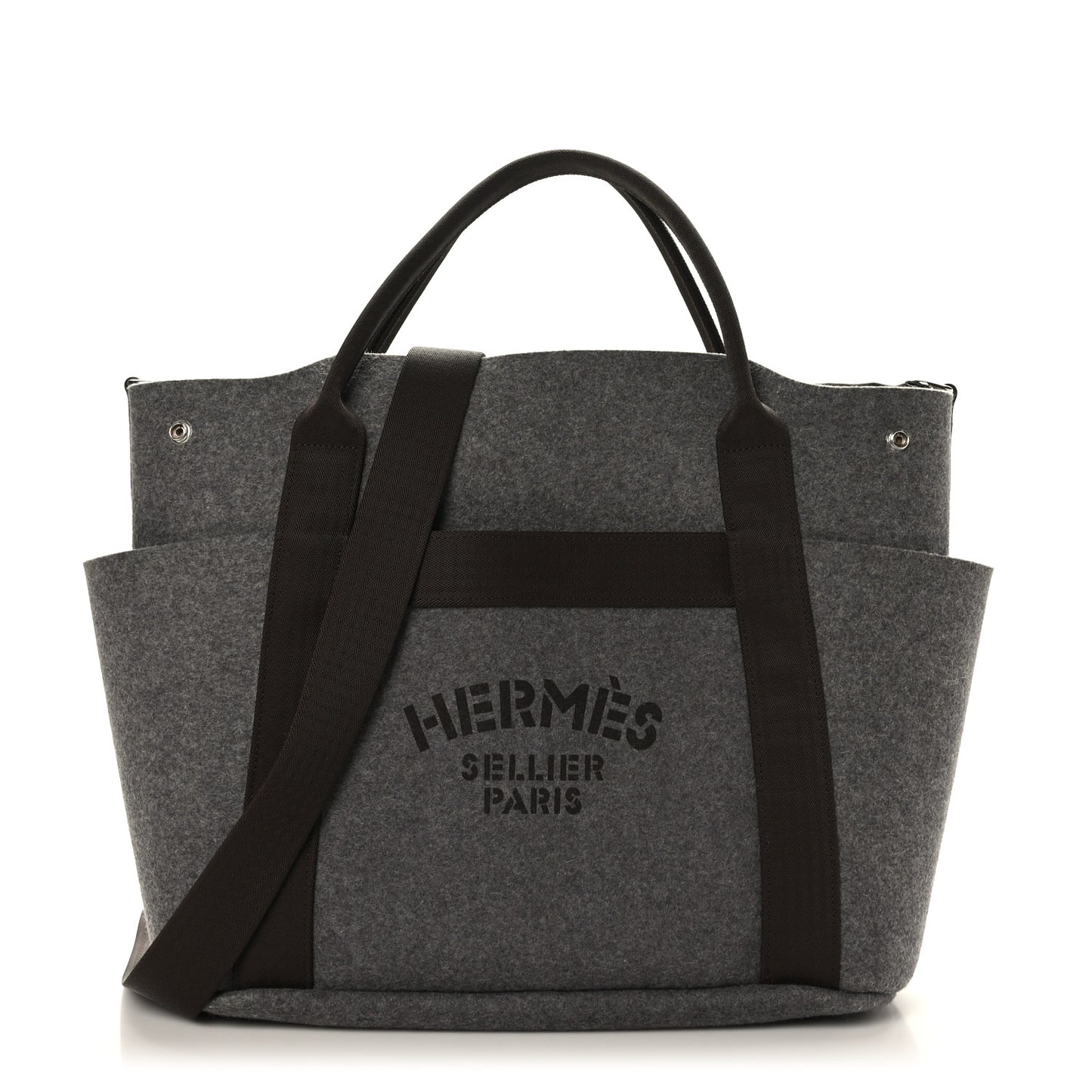 Felt Sac De Pansage Groom Bag Acier