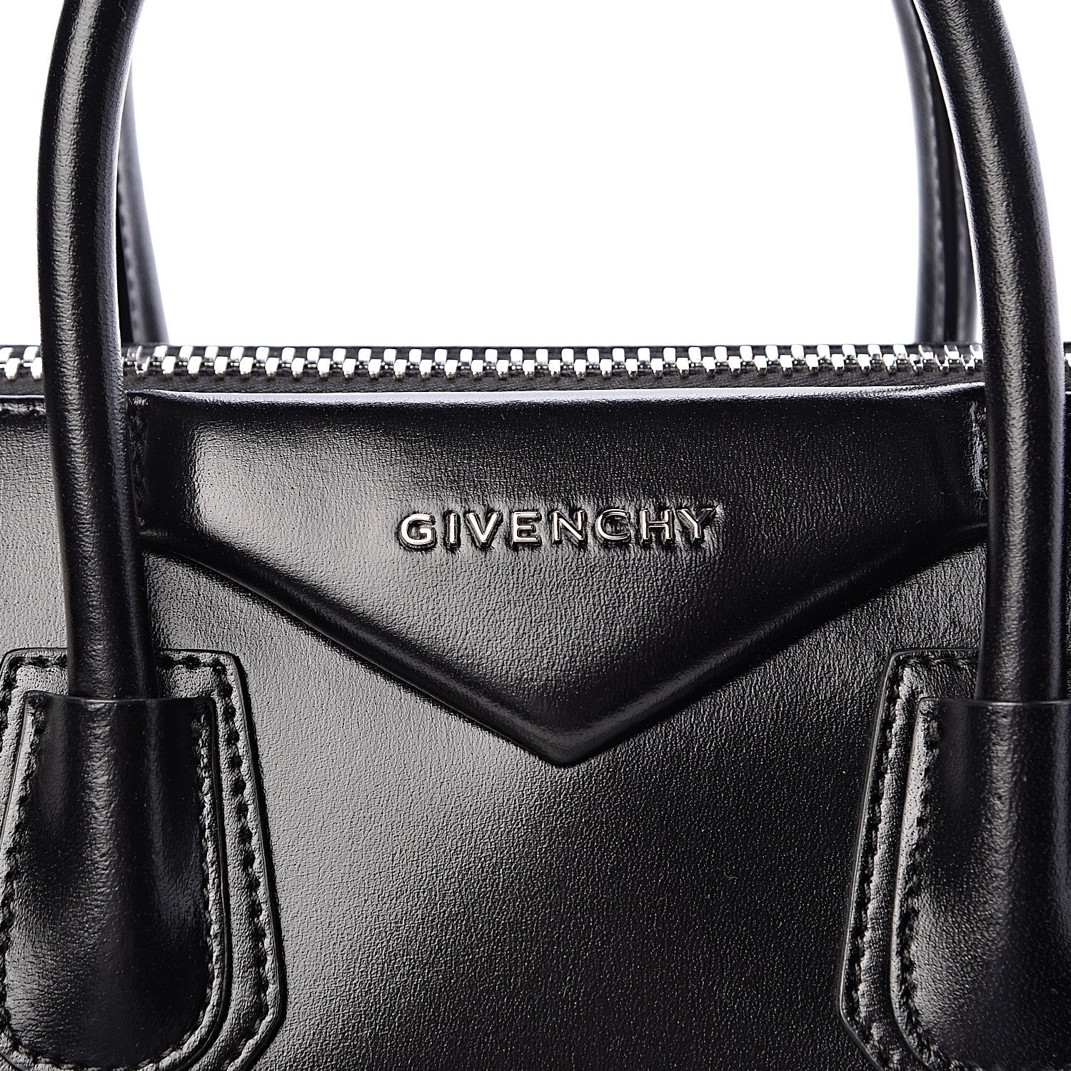 Givenchy Shiny Lord Calfskin Small Antigona Black 8 of 10