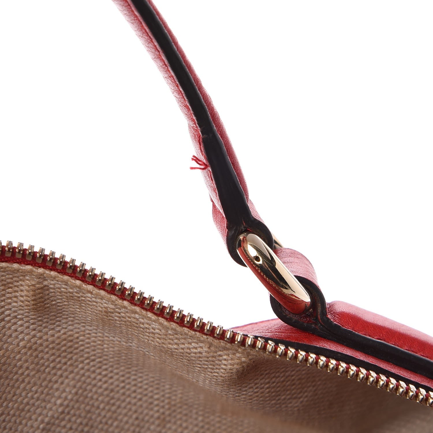 Gucci Pebbled Calfskin Medium Soho Boston Red 11 of 11