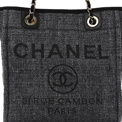Chanel Mixed Fibers Mini Deauville Tote Black 8 of 10