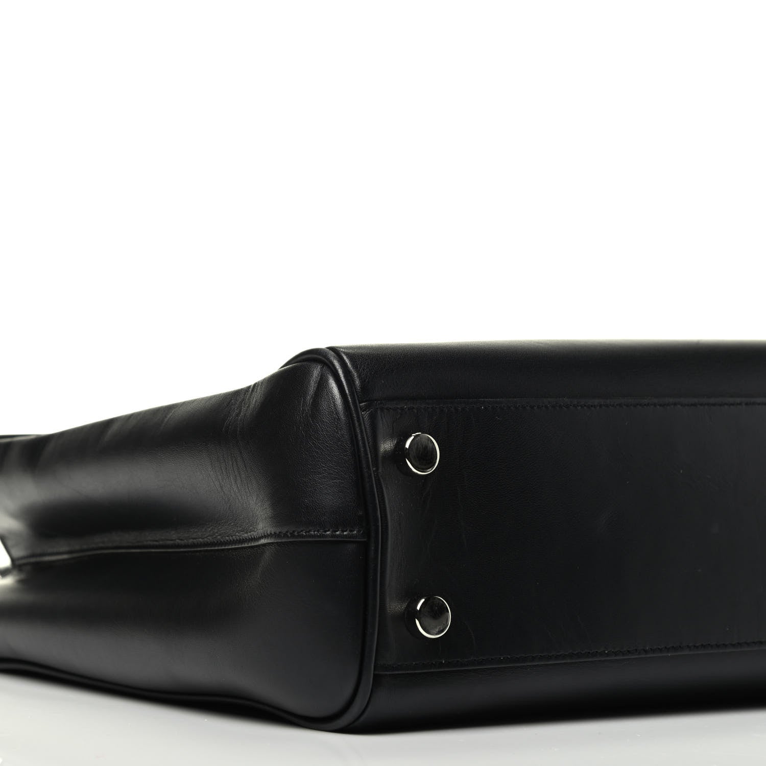 Saint Laurent Calfskin Classic Monogram Shopping Bag Black 7 of 8