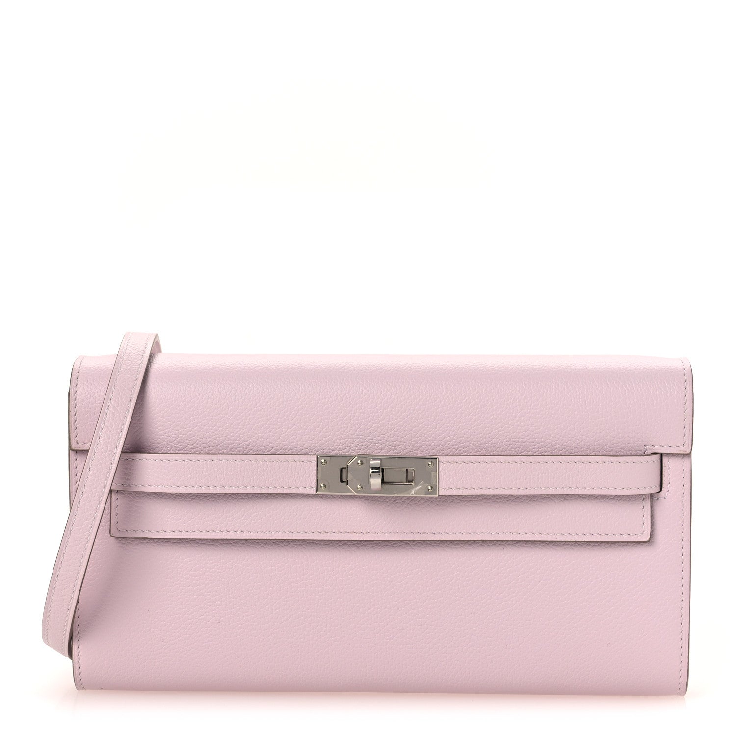Hermes Evercolor Kelly To Go Wallet Mauve Pale 1 of 12
