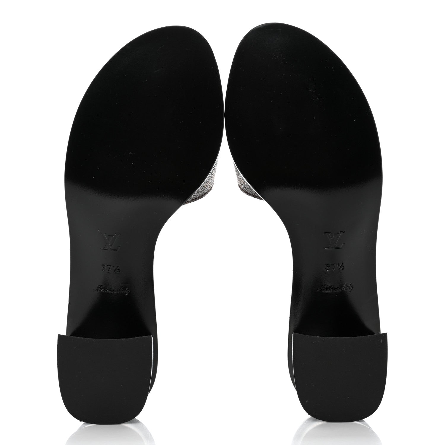 Louis Vuitton Monogram Lock It Mules 37.5 5 of 8
