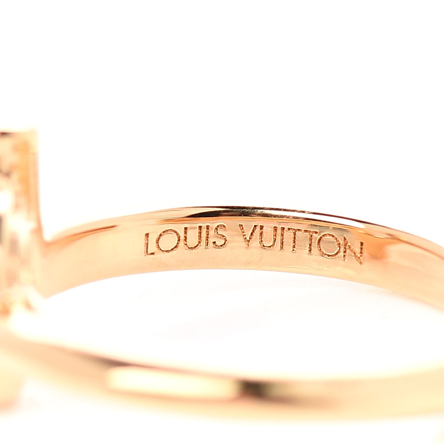 Louis Vuitton LV And Me Letter B Ring S Gold 5 of 5
