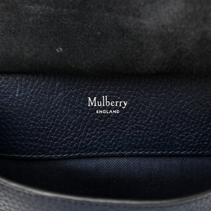 Mulberry Natural Grain Calfskin Racing Stripe Antony Messenger Crossbody Midnight Blue 4 of 9