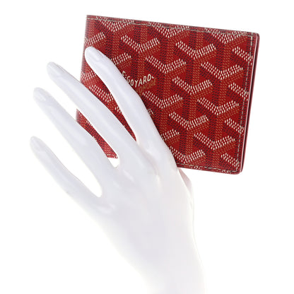 Goyard Goyardine Bi-Fold Victoire PM Wallet Red 2 of 13