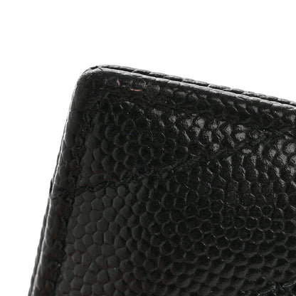 Saint Laurent Grain De Poudre Matelasse Chevron Monogram Credit Card Case Black 10 of 12