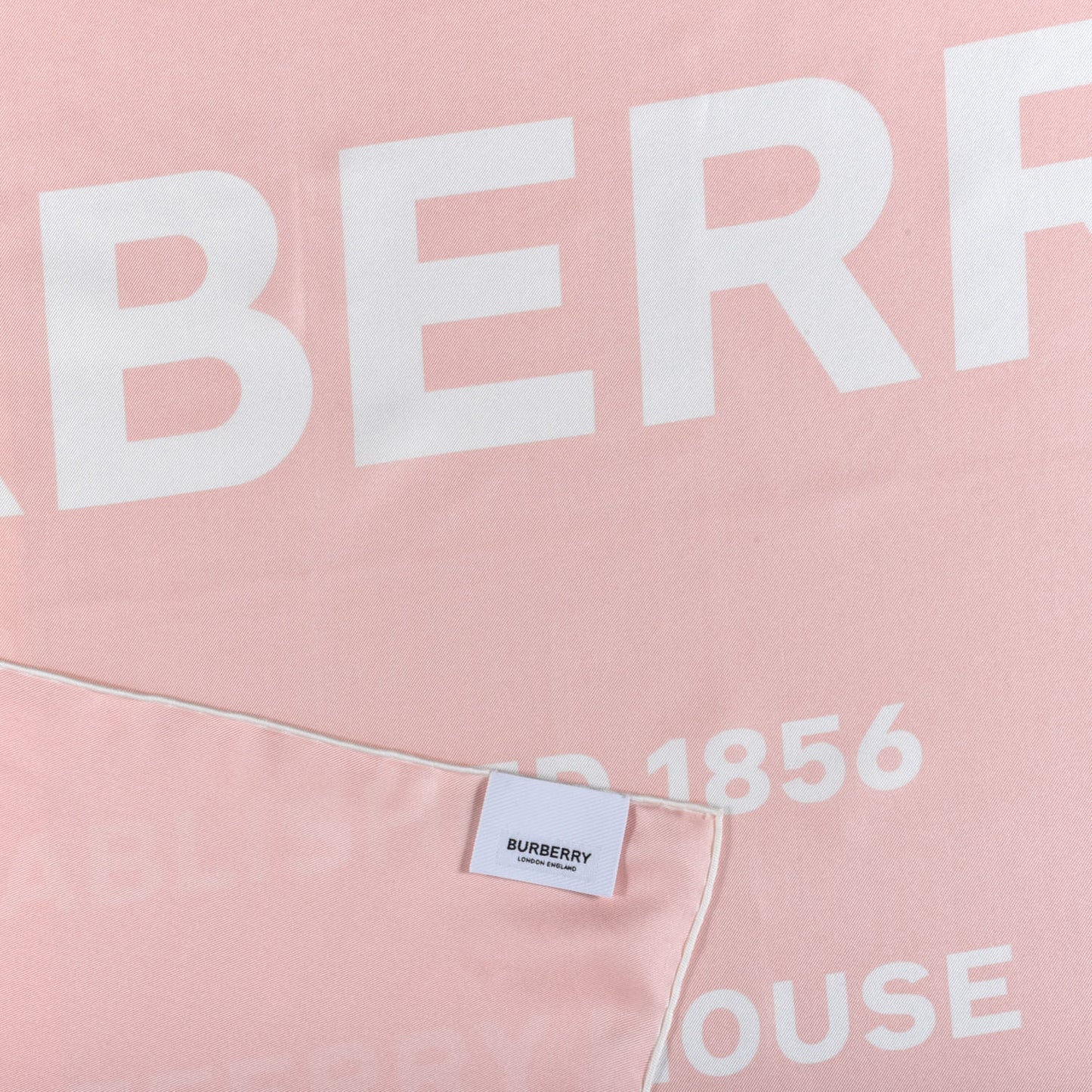 Silk Horseferry Print Scarf Pink